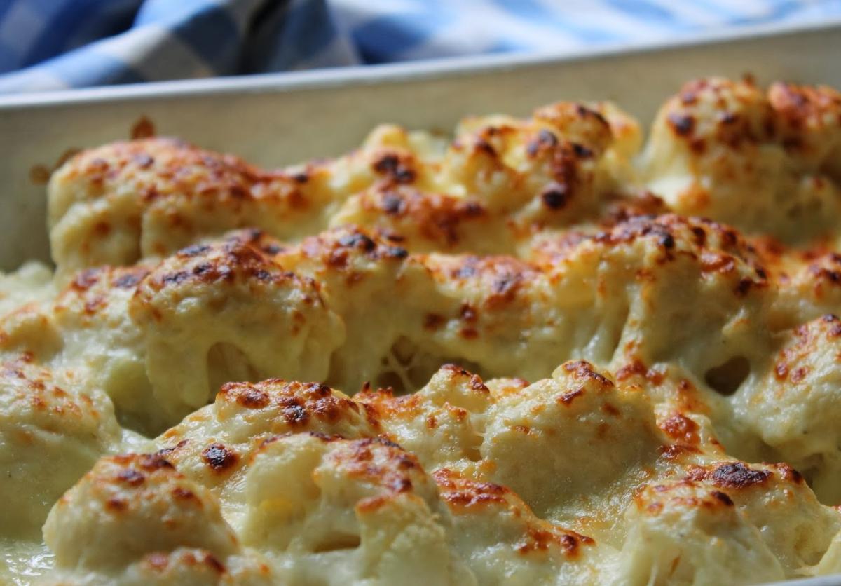 Cómo hacer coliflor gratinada