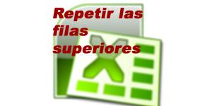 Cómo repetir las filas superiores en todas las hojas al imprimir con excel
