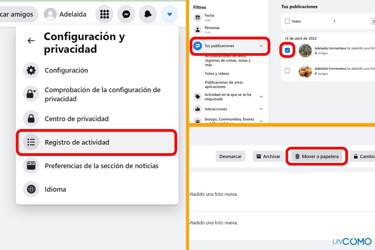 Cómo eliminar todas las publicaciones y comentarios de Facebook