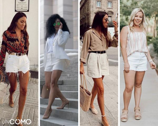 Cómo combinar un pantalón blanco - Cómo combinar un pantalón blanco corto