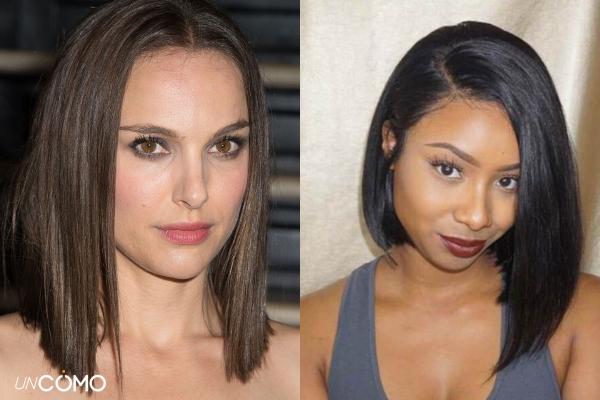 Cortes de pelo para el pelo fino y poco abundante - Bob en forma de V o invertido