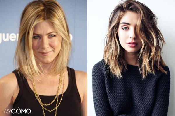 Cortes de pelo para el pelo fino y poco abundante - Media melena desfilada