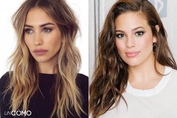 Cortes de pelo para el pelo fino y poco abundante - Melena larga en capas rectas