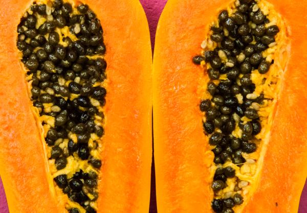 Alimentos que hidratan la piel - muy nutritivos - Papaya, hidratante y antienvejecimiento