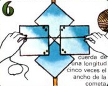 Cómo hacer cometas caseras - Paso 6