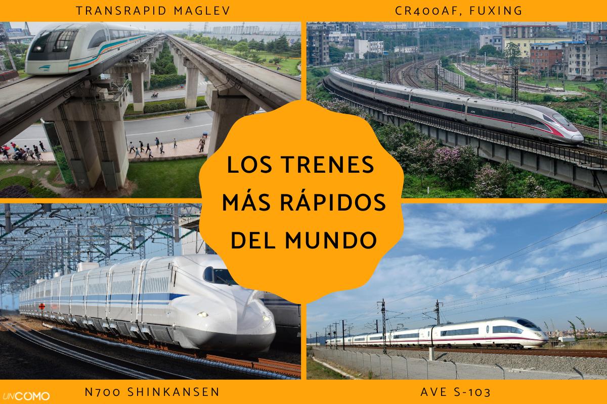 Los trenes más rápidos del mundo: descubre qué velocidad alcanzan