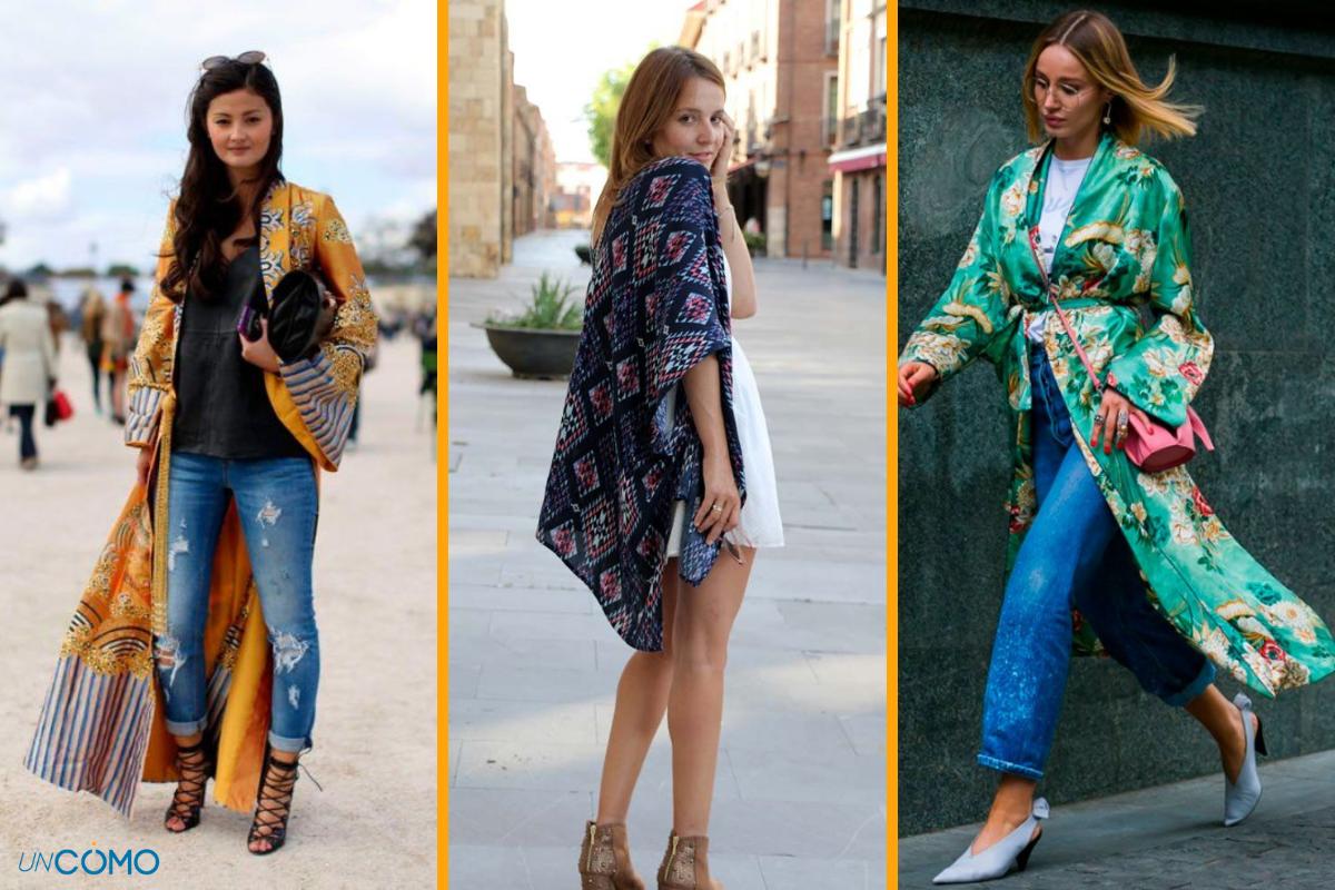 Cómo combinar un kimono
