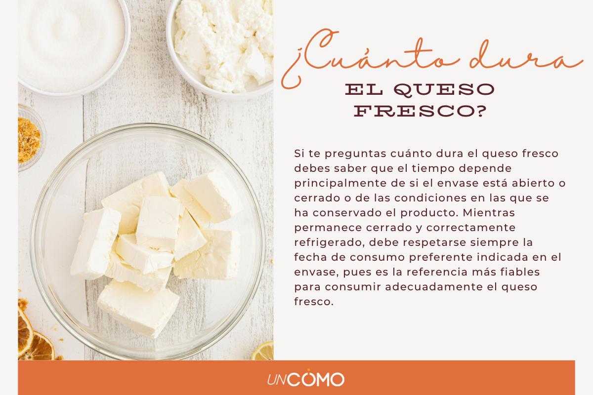 Cómo conservar el queso fresco para que dure más