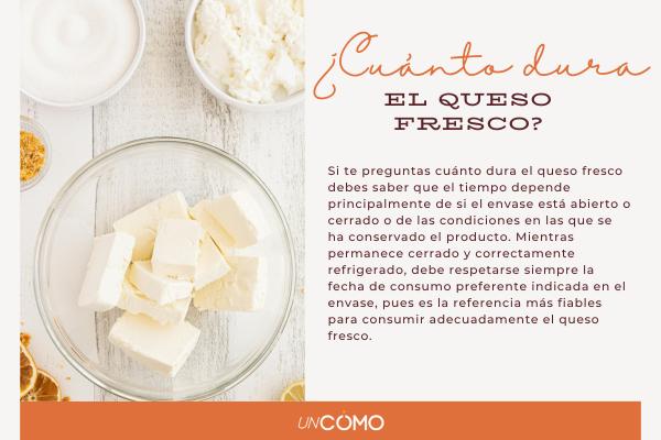 Cómo conservar el queso fresco para que dure más