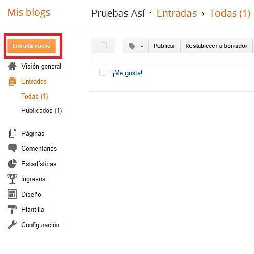 Cómo personalizar la URL de mi post en Blogger - Paso 2
