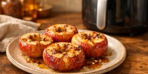 Manzanas asadas en freidora de aire: receta rápida y fácil