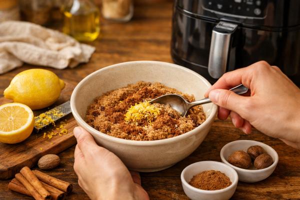 Manzanas asadas en freidora de aire: receta rápida y fácil - Paso 3