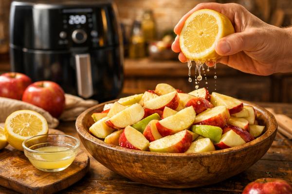 Manzanas asadas en freidora de aire: receta rápida y fácil - Paso 4