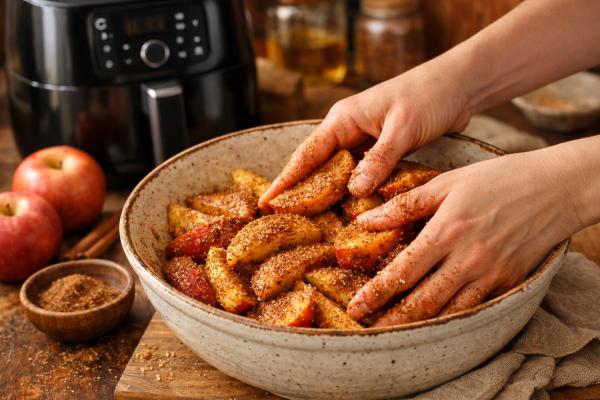 Manzanas asadas en freidora de aire: receta rápida y fácil - Paso 5