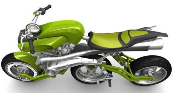 Las mejores motos de tres ruedas - Axial 3 Wheels Motorcycle