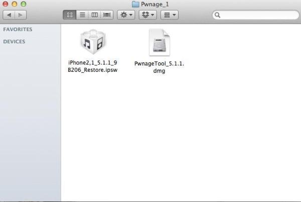 Cómo hacer jailbreak en iPhone 3GS con PwnageTool - Paso 1