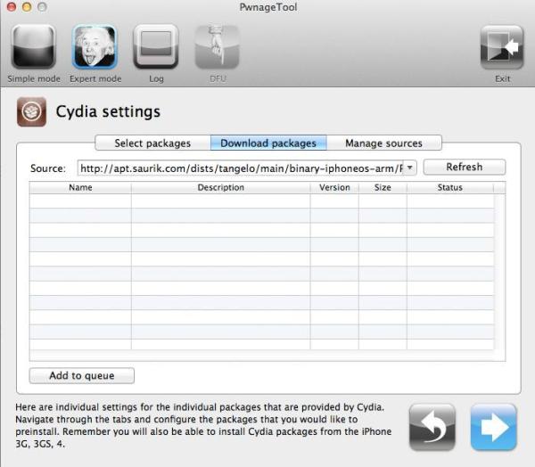 Cómo hacer jailbreak en iPhone 3GS con PwnageTool - Paso 8