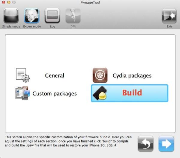 Cómo hacer jailbreak en iPhone 3GS con PwnageTool - Paso 10