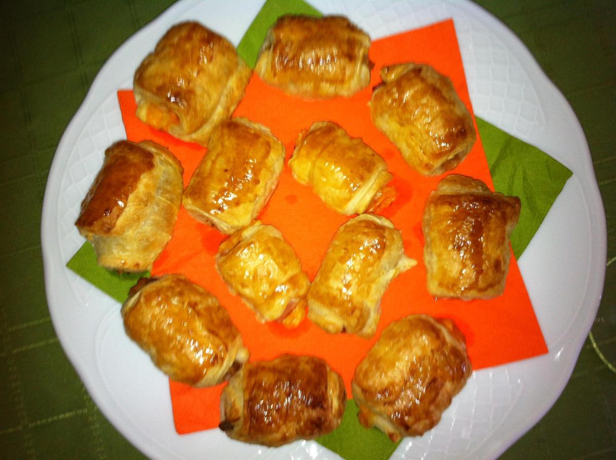 Cómo hacer hojaldritos salados