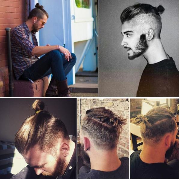 Cómo hacer un moño masculino o 'man bun' - Moños masculinos con undercut