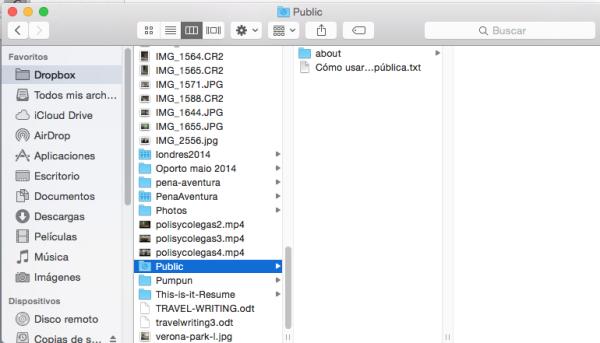 Cómo usar Dropbox como servidor web - Paso 2