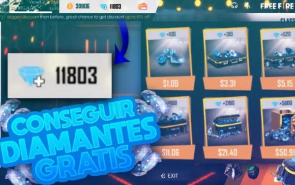 Cómo conseguir códigos y diamantes en Garena Free Fire