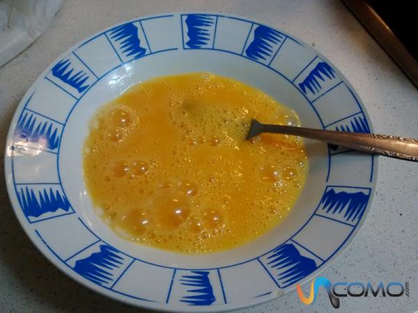 Cómo hacer una tortilla de espinacas y judías blancas - Paso 6