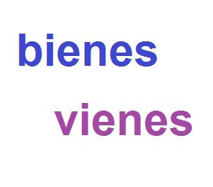 Cuál es la diferencia entre bienes y vienes