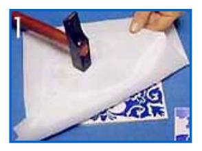 Cómo hacer la técnica mosaico - Paso 1