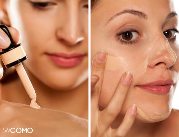 Cómo maquillarse paso a paso para principiantes - Extiende la base de maquillaje