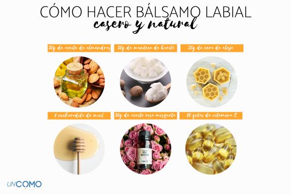 Cómo hacer bálsamo labial casero - Ingredientes para hacer tu bálsamo labial casero