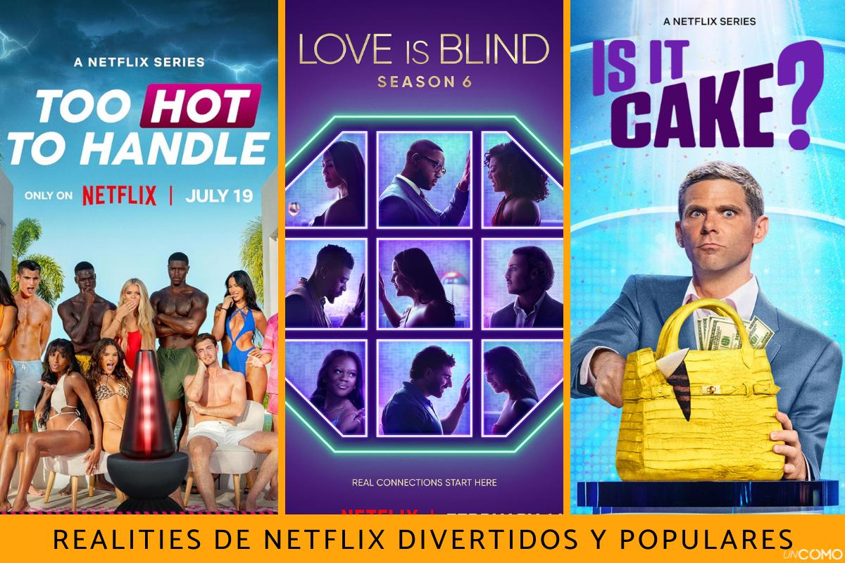 Realities de Netflix divertidos y populares ¡Los shows que no te puedes perder!