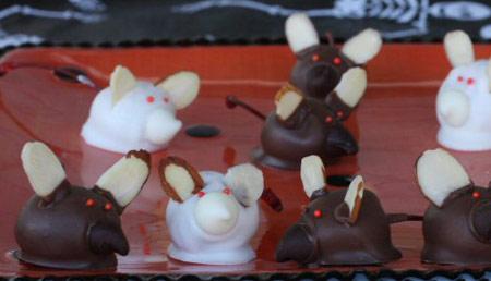Cómo preparar dulces de Halloween - Ratoncitos de chocolate