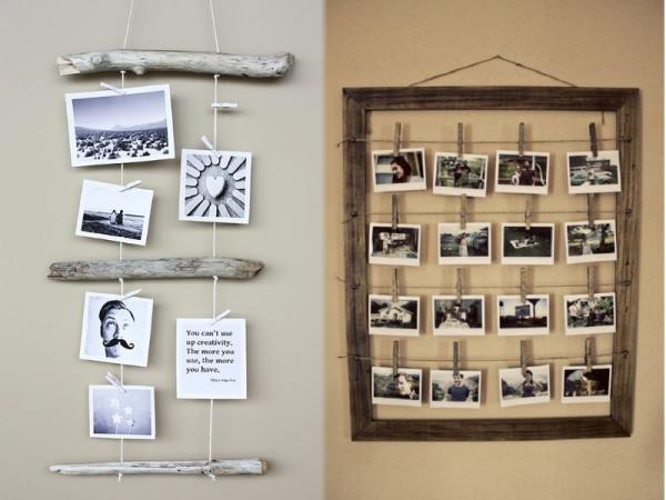 Ideas para decorar paredes de forma original - Decorar las paredes con fotos 