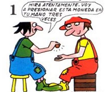 Cómo hacer desaparecer una moneda con las manos - Paso 1