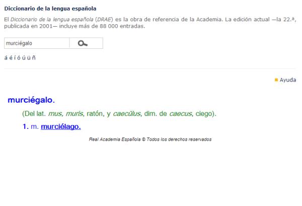 Cómo se dice murciégalo o murciélago - Murciégalo