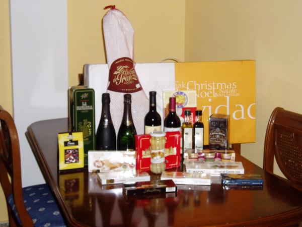 Cómo hacer una cesta de Navidad económica