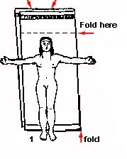 Cómo hacer una túnica de diosa griega - Paso 1