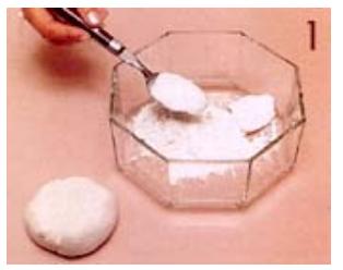 Cómo hacer pasta de mármol - Paso 1