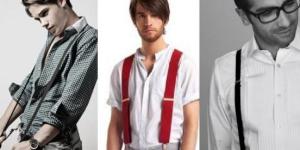 Cómo combinar tirantes masculinos