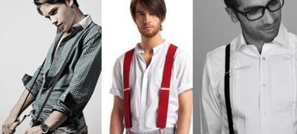 Cómo combinar tirantes masculinos