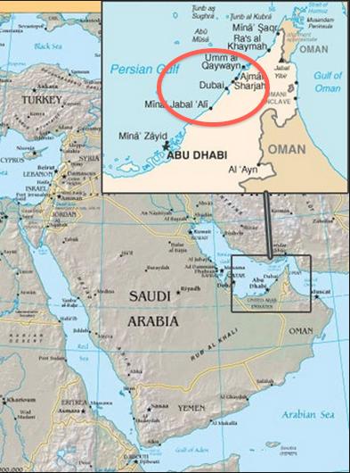 Dónde queda Dubái - Mapa, imágenes y consejos - ¿Dónde está Dubái en el mapa?