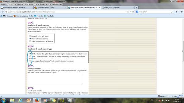 Cómo crear una sopa de letras - Paso 5
