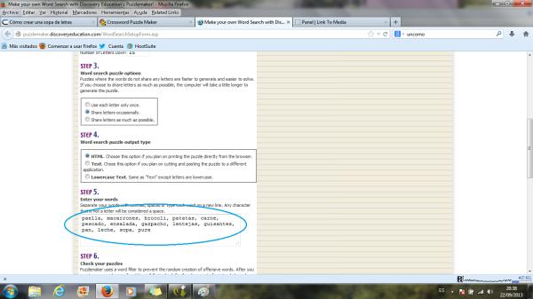 Cómo crear una sopa de letras - Paso 6