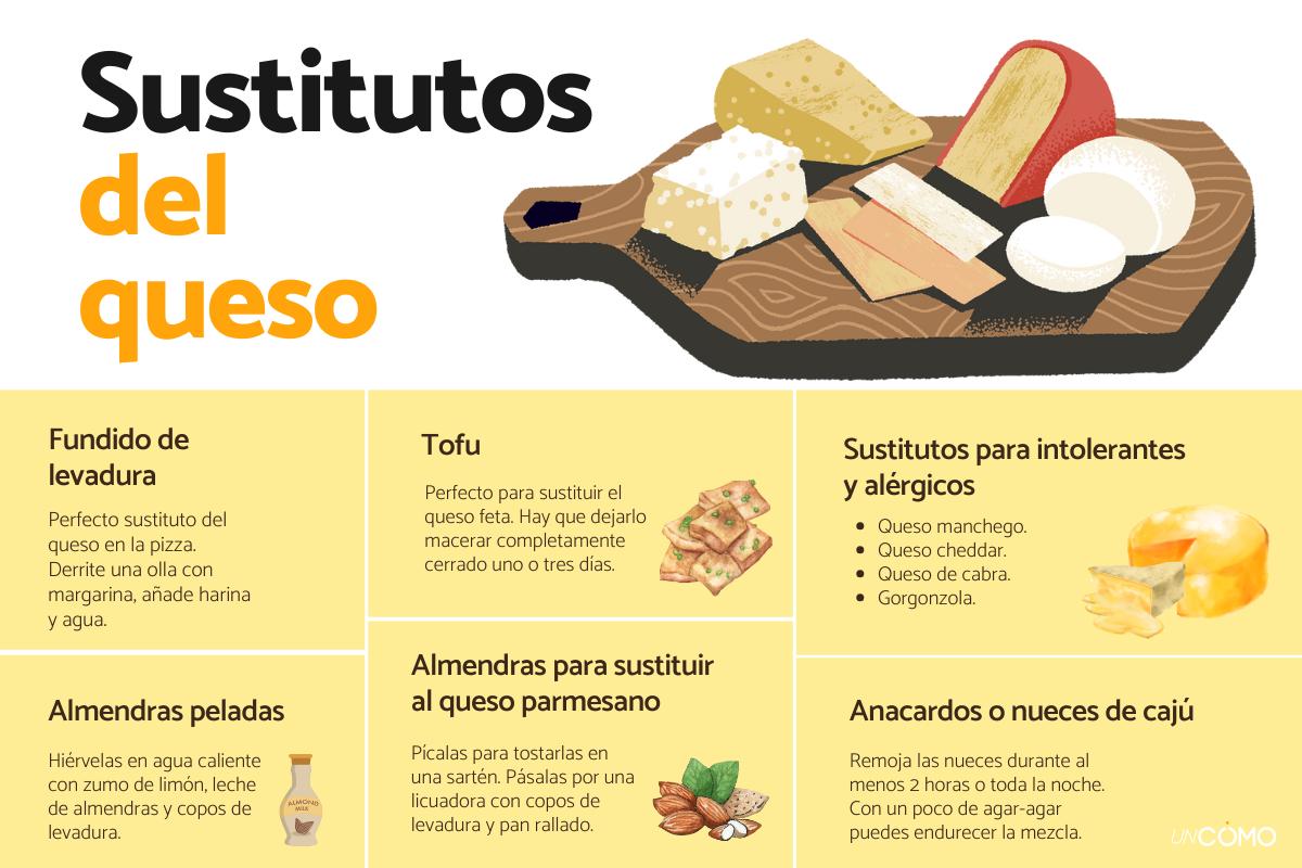 Cuáles son los sustitutos del queso: descubre estas alternativas