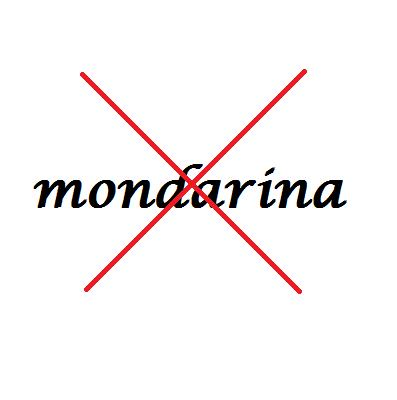 Cómo se dice mandarina o mondarina - mondarina