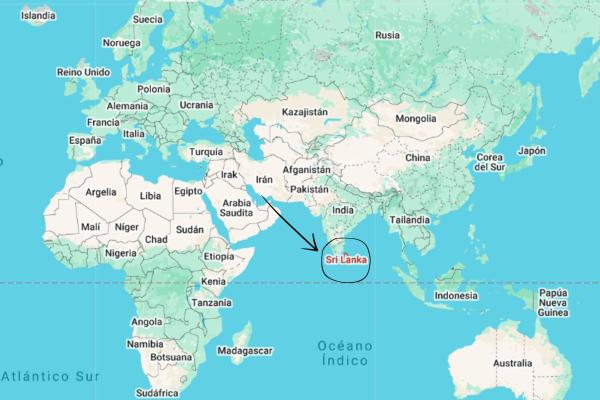 ¿Dónde está Sri Lanka en el mapa? Ubicación geográfica, continente y países vecinos