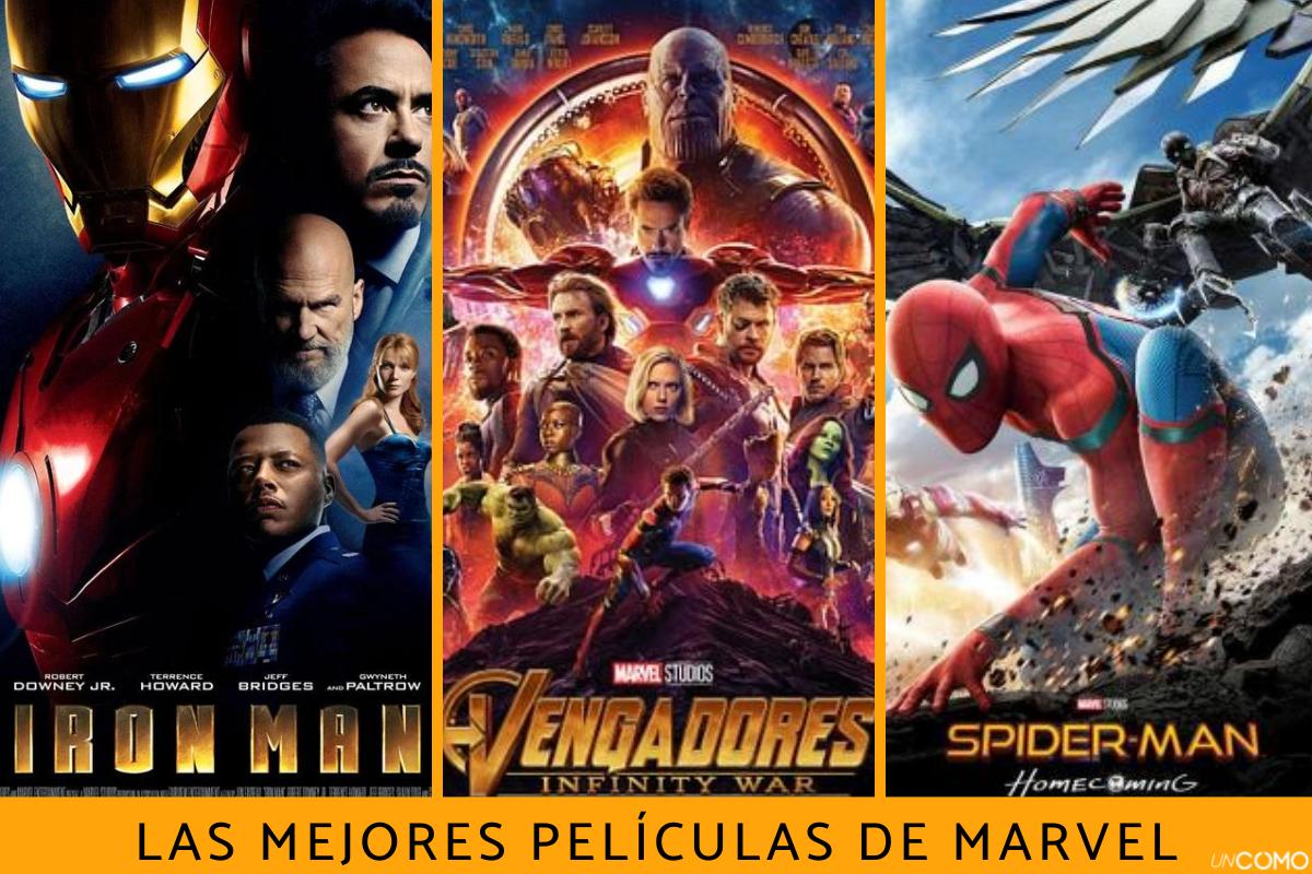 Las mejores películas de Marvel que no te puedes perder