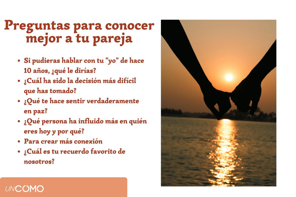 Preguntas profundas para conocer mejor a tu pareja