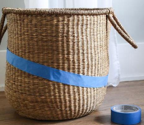 Cómo pintar un cesto de mimbre - con Fotos - Paso 2